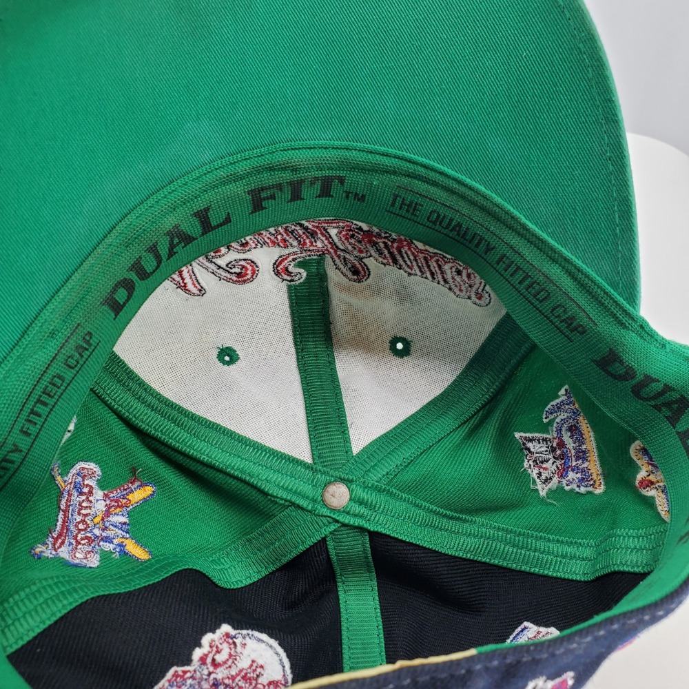 Vintage BB Headgear Negro Leagues Baseball Cap All Over Logo XL Hat Streetwear - Picture 5 of 10